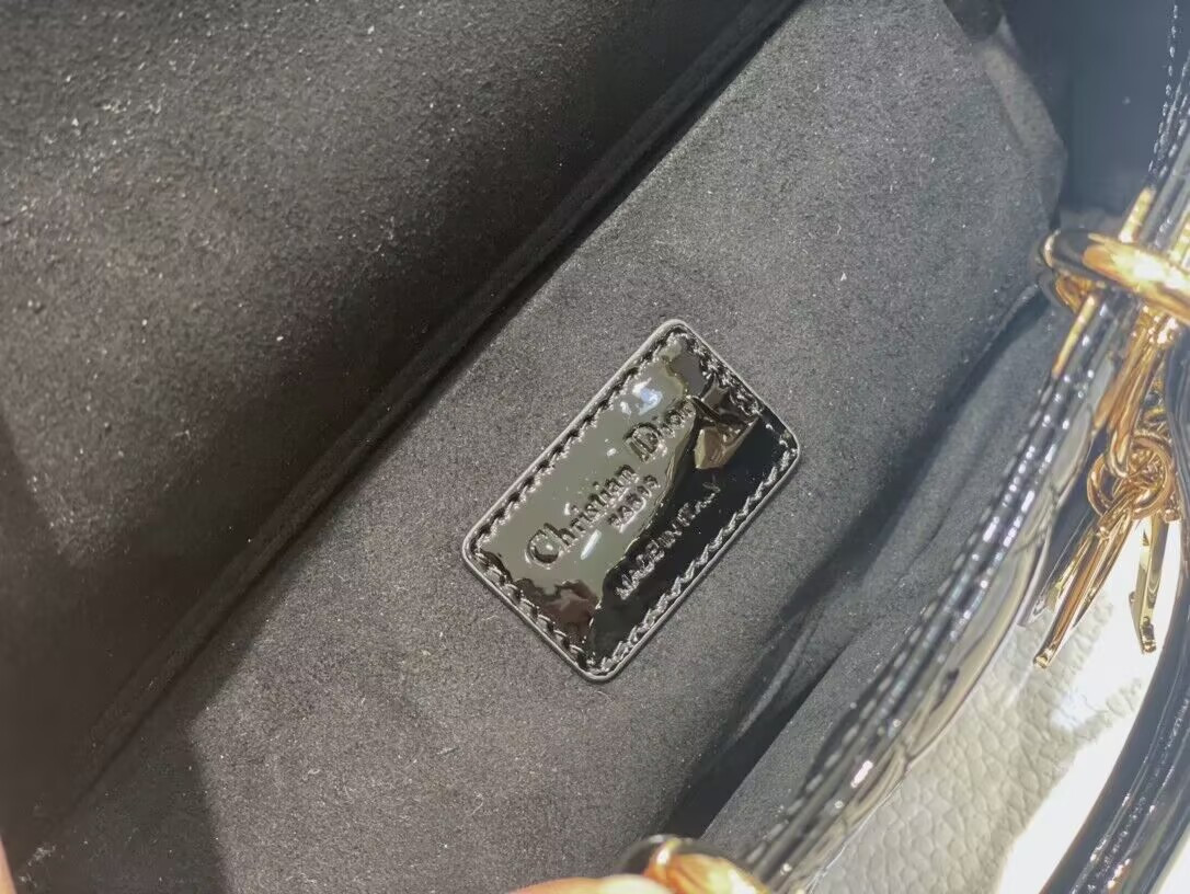 D*or small lady d-joy bag black 22x6x12cm