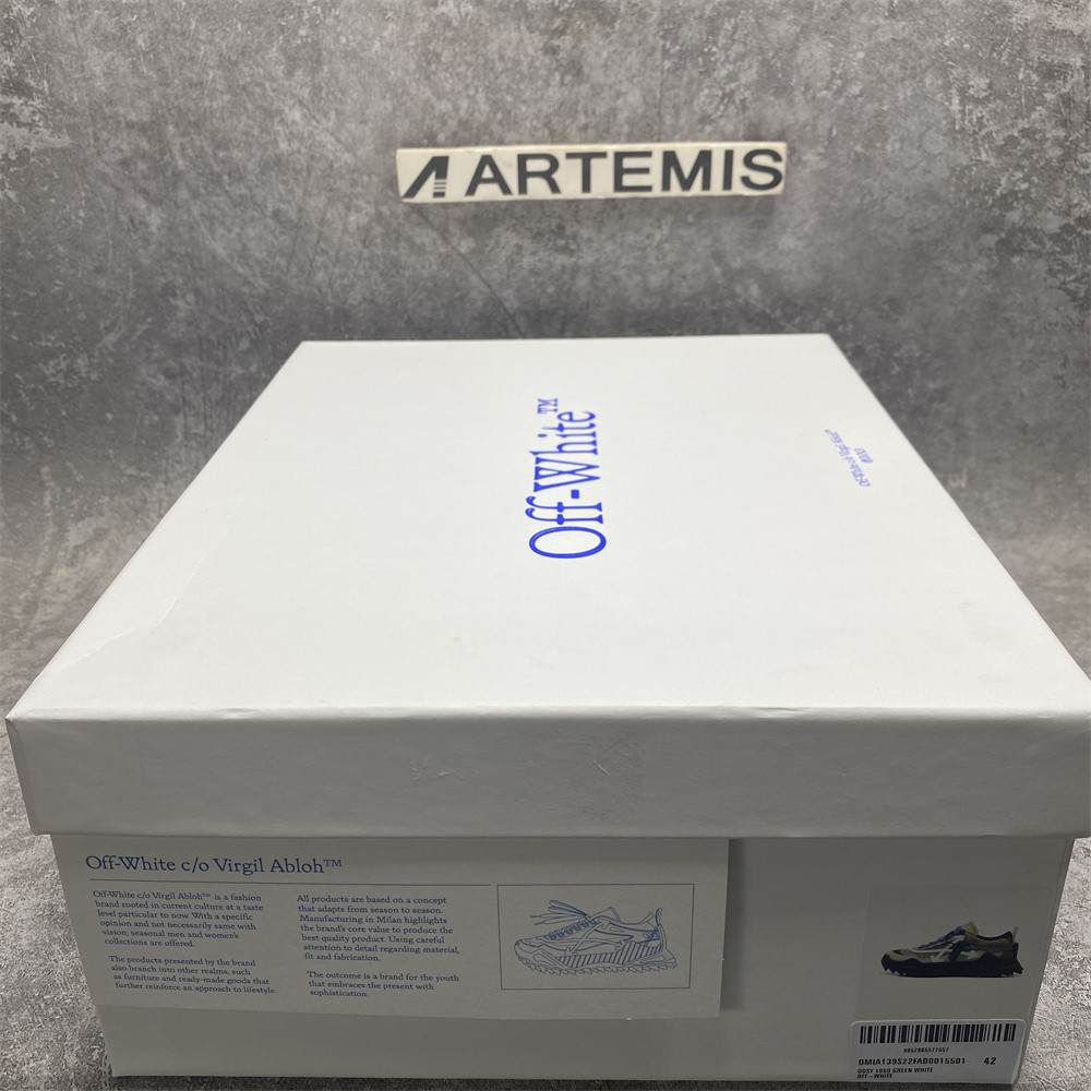 OFF-WHITE ODSY-1000 GREEN WHITE