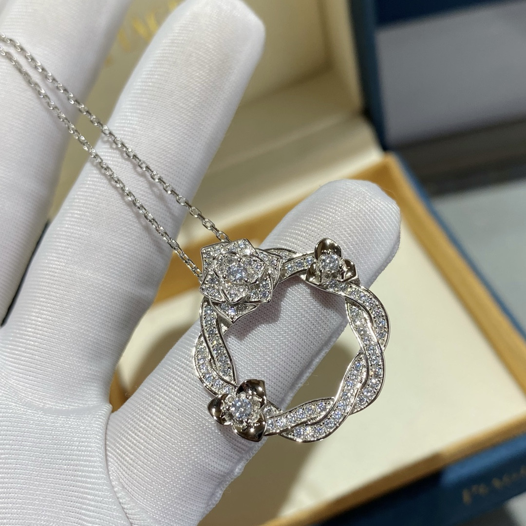 Piaget rose hoop Necklace