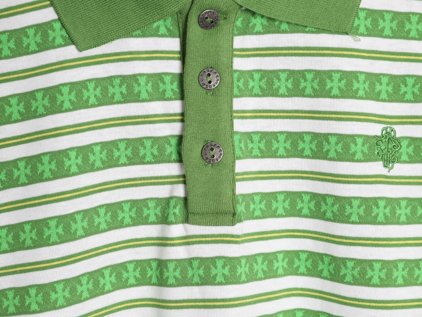 Ch**me He**ts 25fw polo shirt