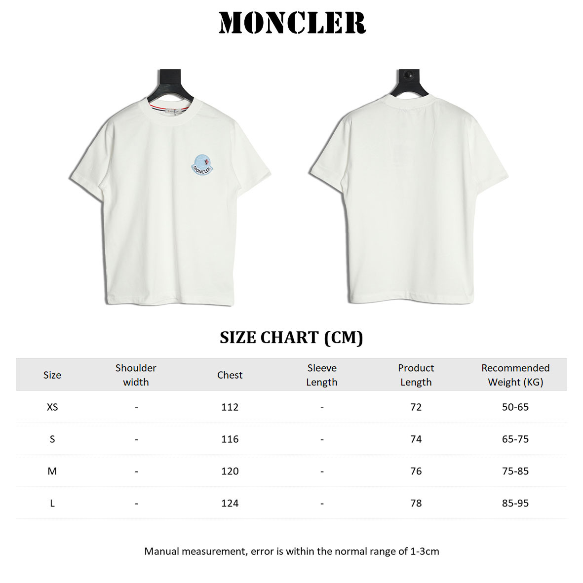 Moncler 25ss Short-sleeved T-shirt