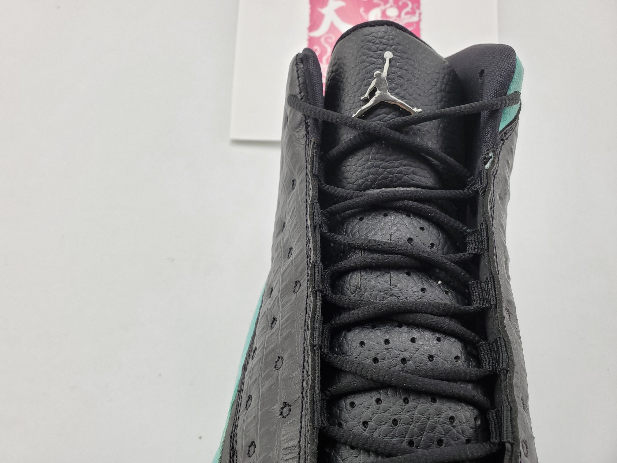 Air Jordan 13 Retro Black Island Green