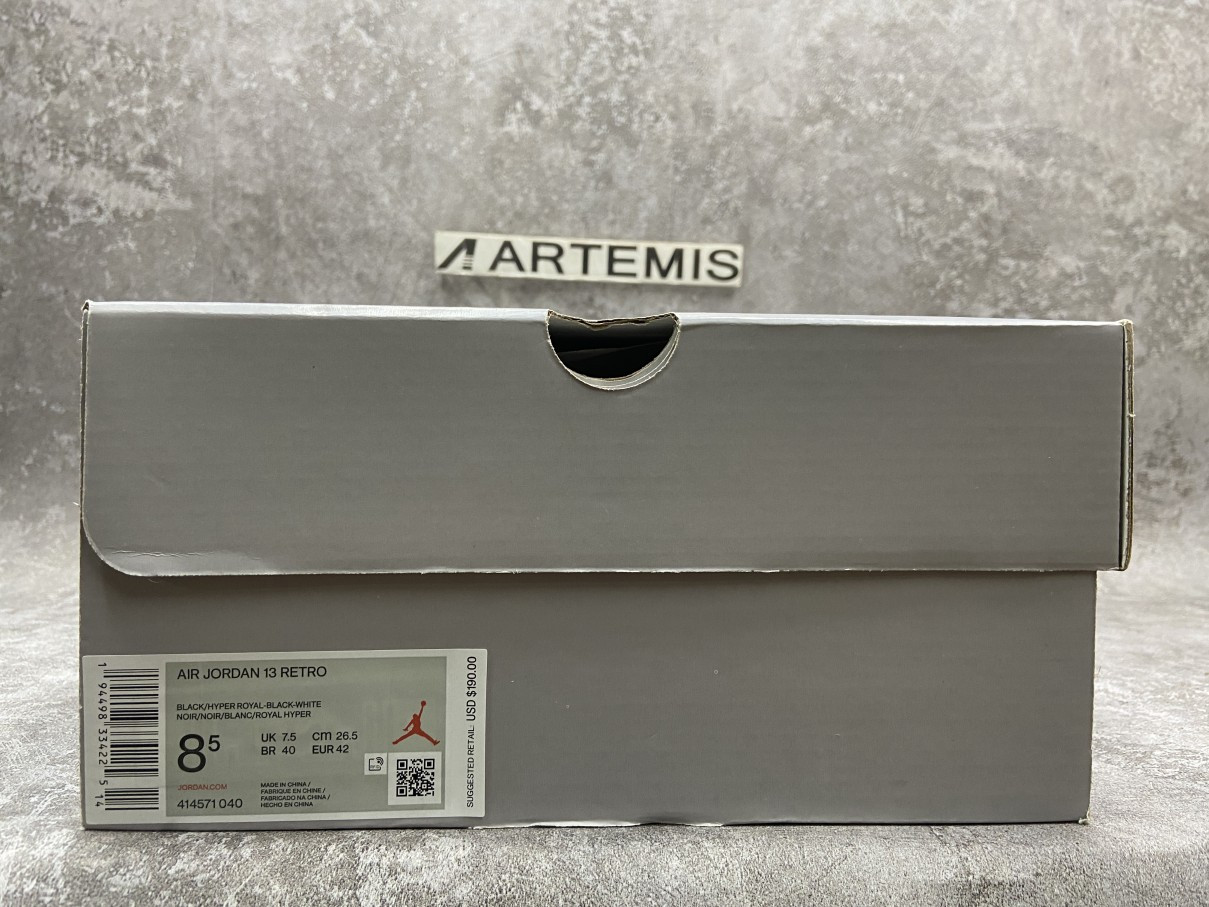 Air Jordan 13 Retro Black Hyper Royal