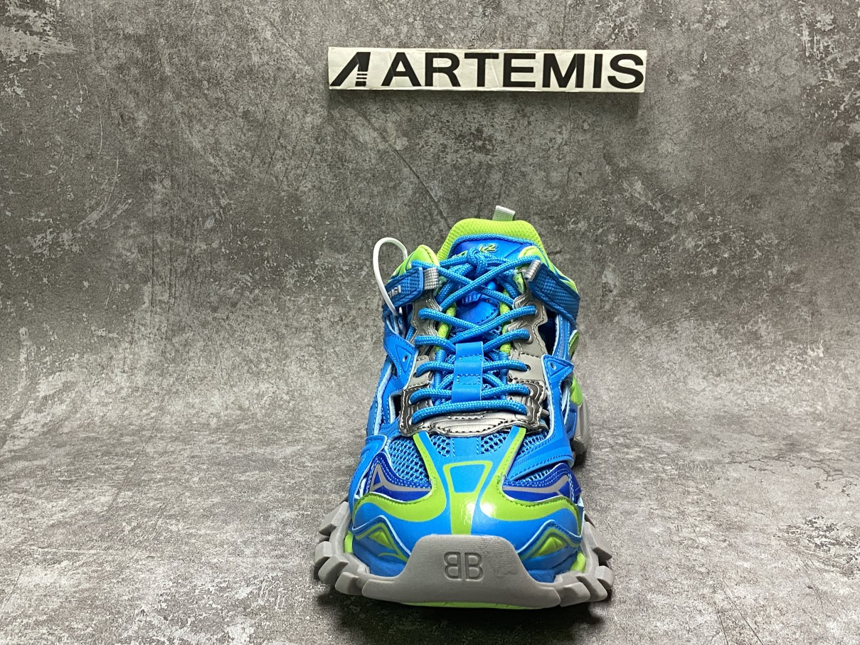 Balenciga Track Blue Green