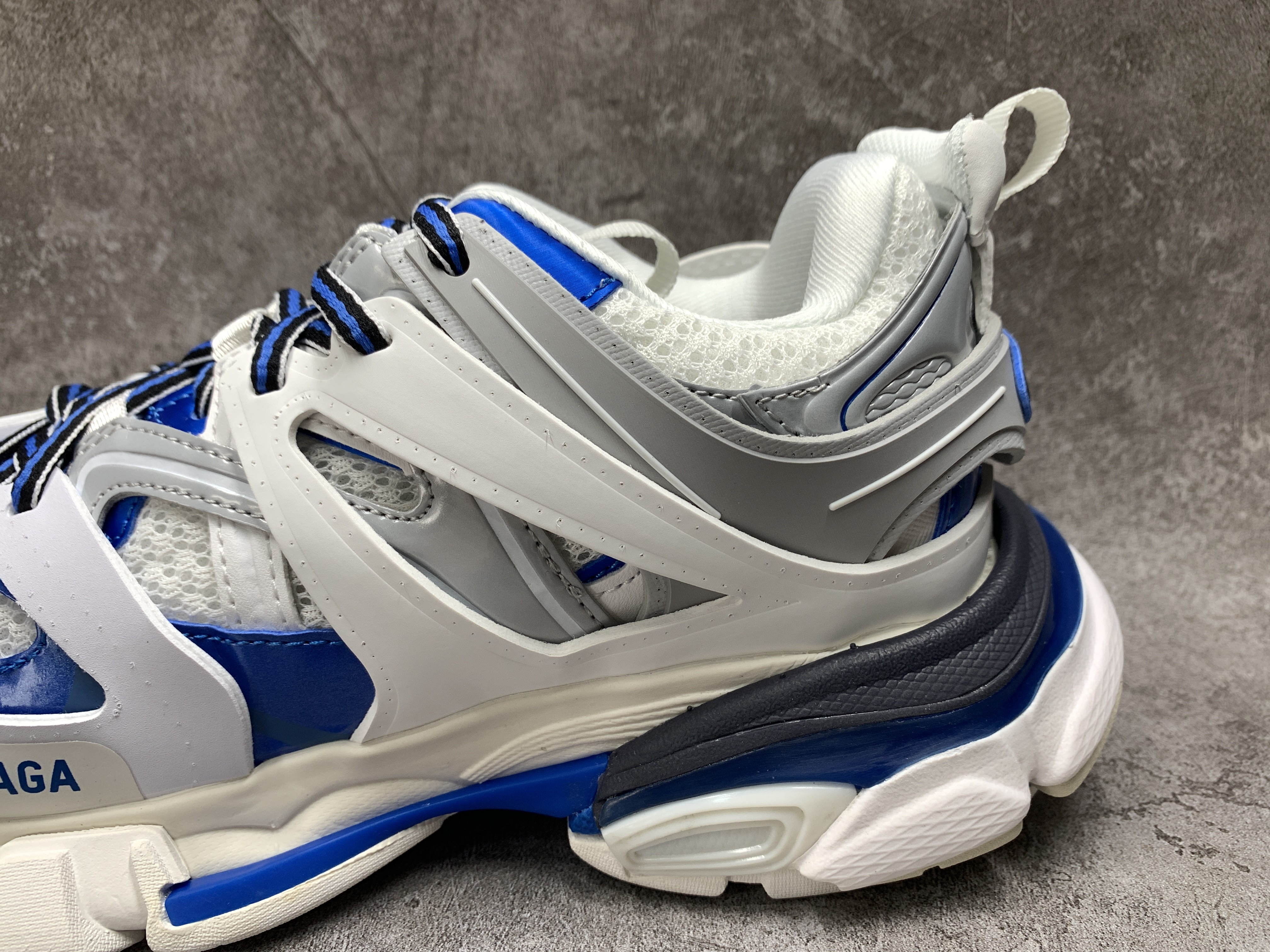 Balenciga Track White Blue