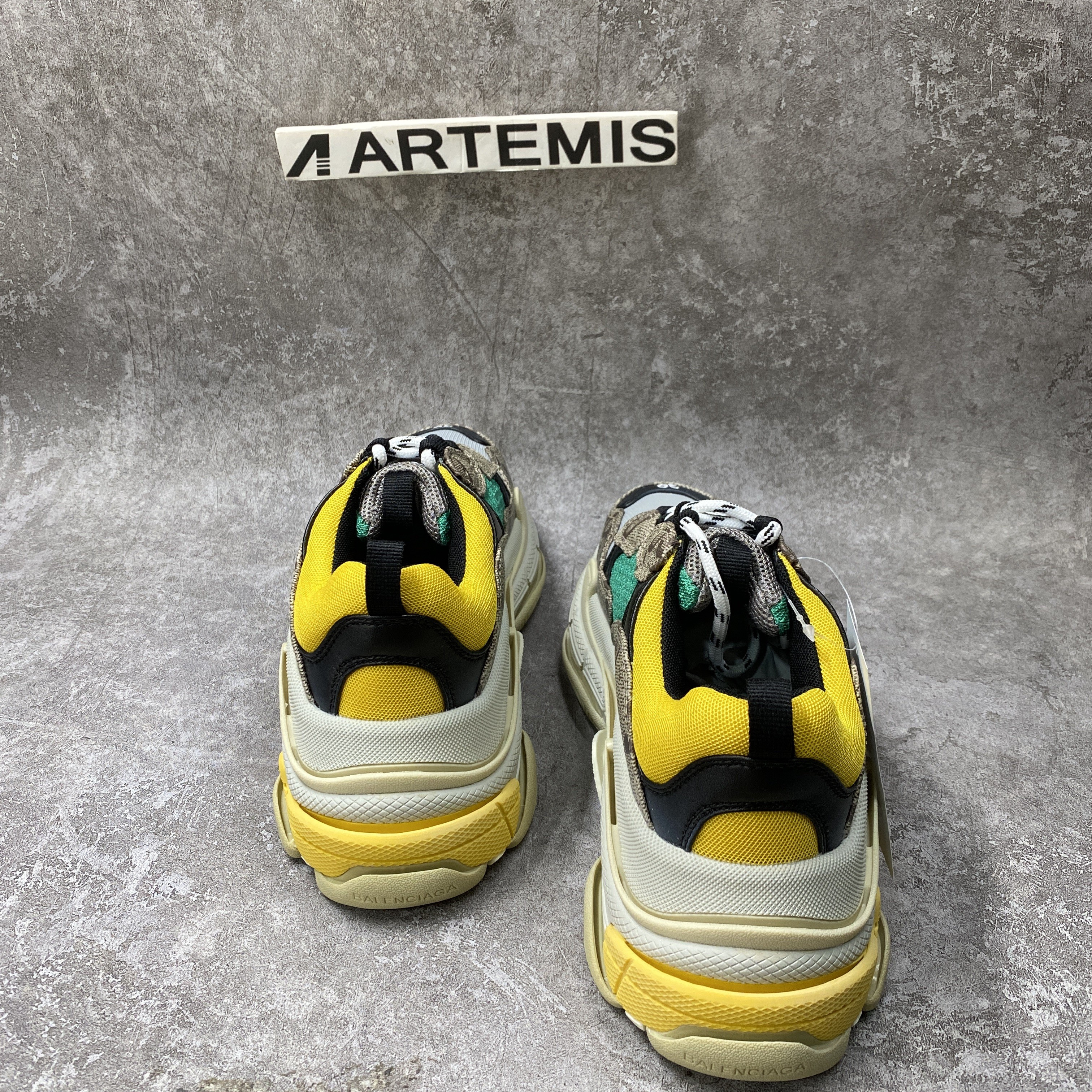 Balenciga x G The Hacker Project Triple Beige Green Yellow