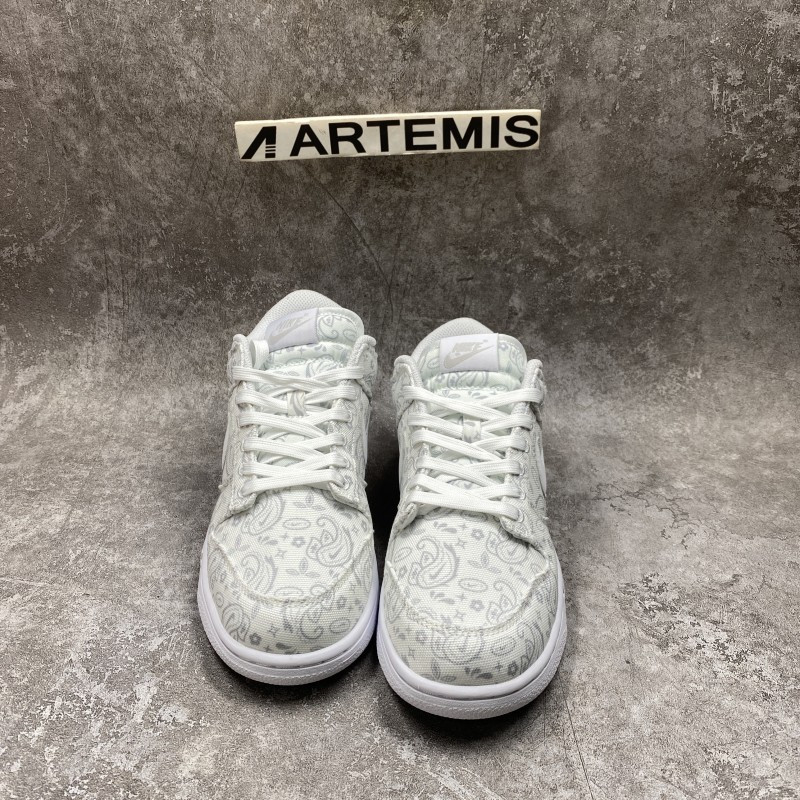 Nike Dunk Low White Paisley