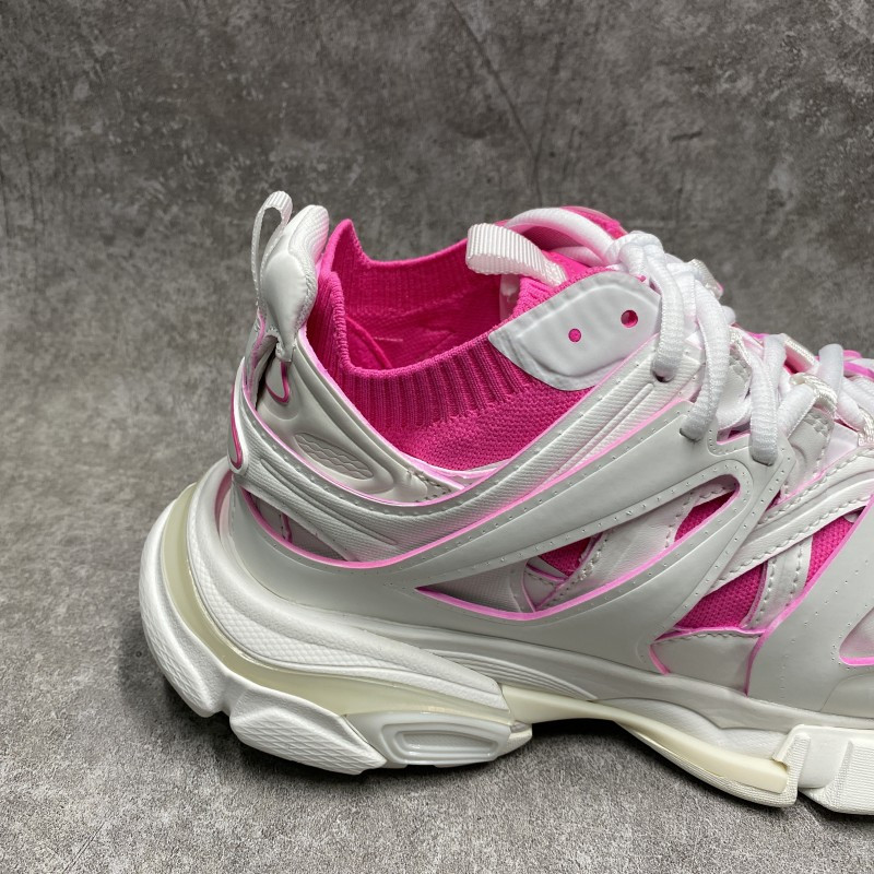 Ba*len*cia*ga track  sock white pink
