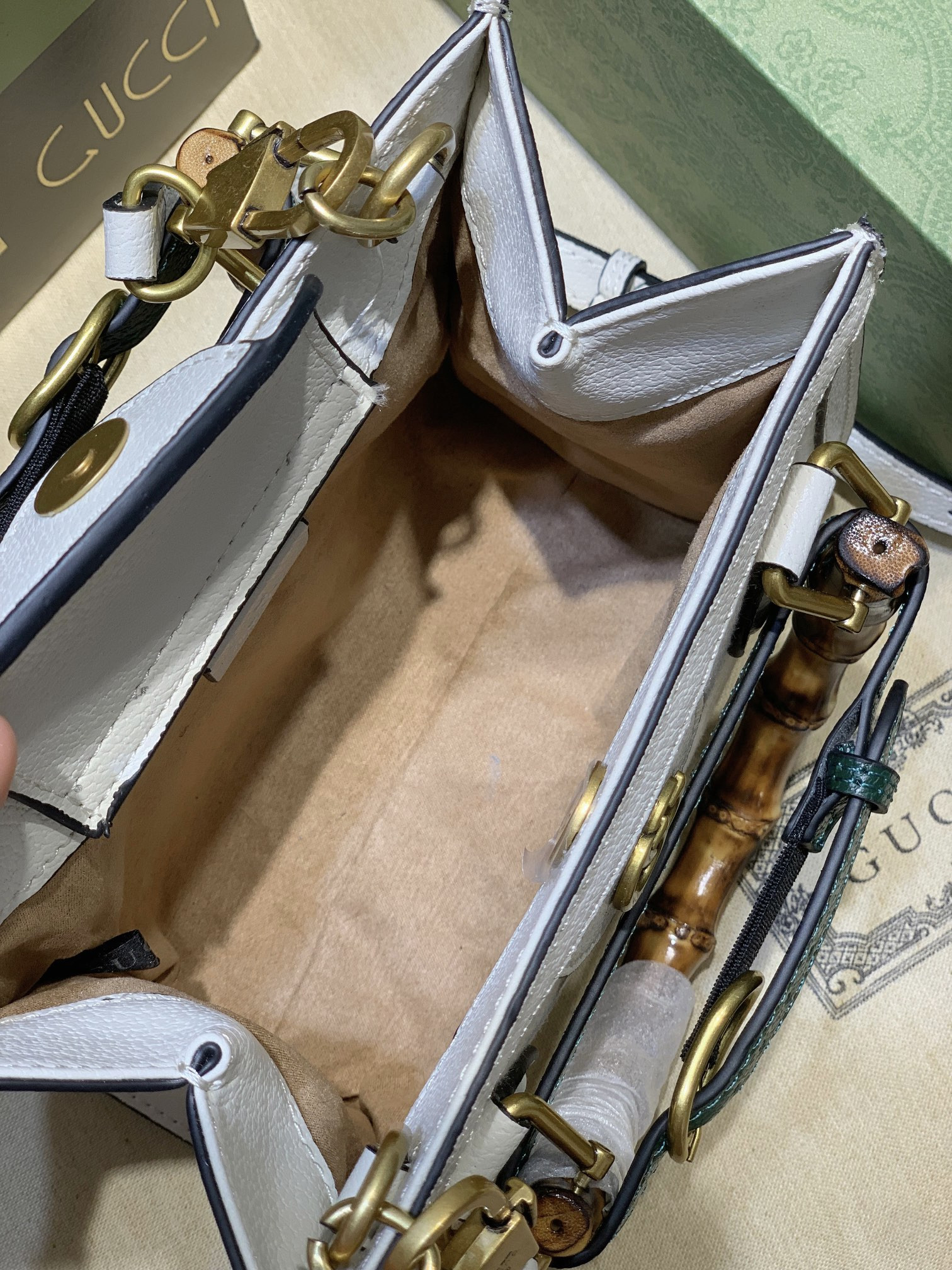 G*u*i diana mini tote bag 20w x 16h x 10d cm