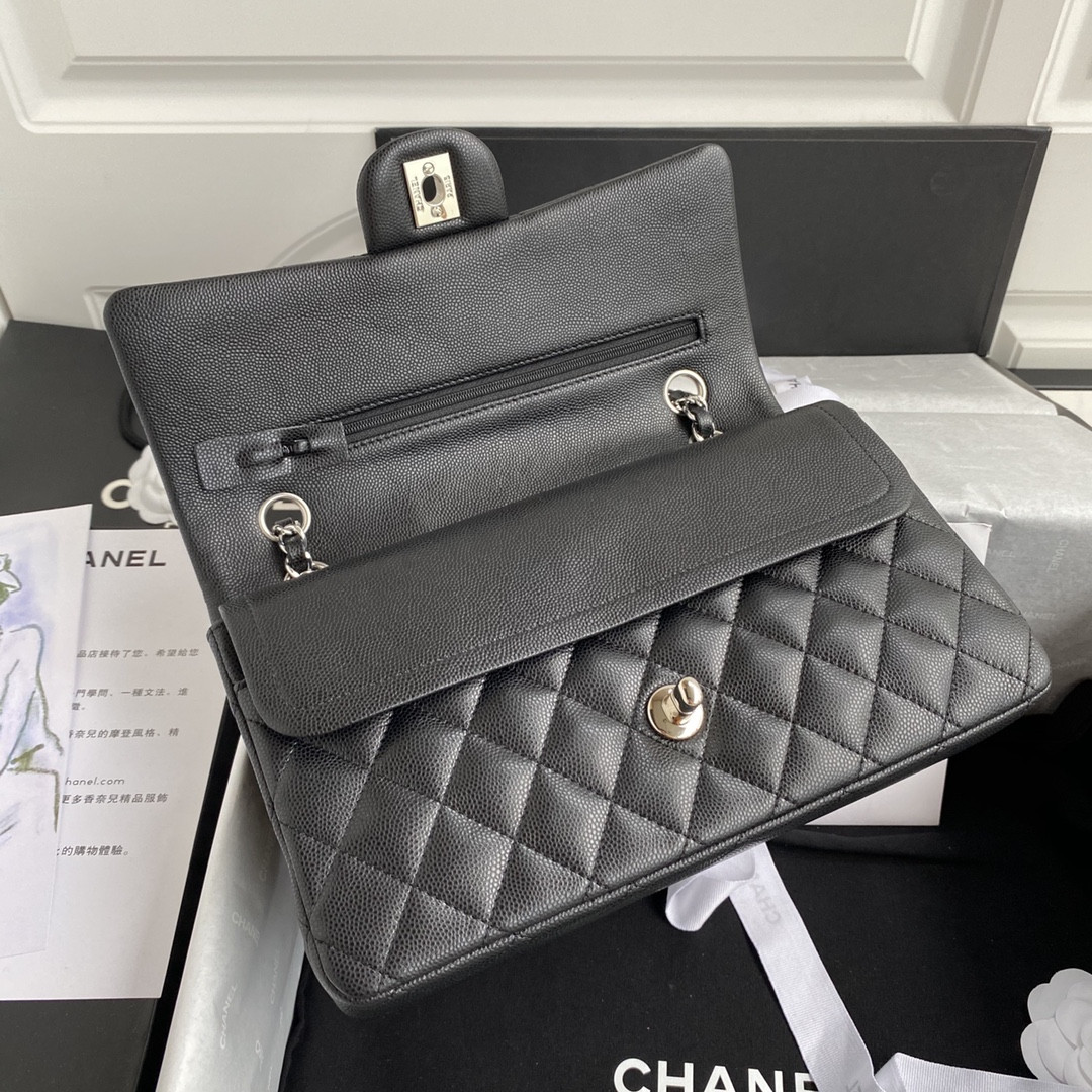 Ch*el classic flap bag 15.5×25.5×6.5cm