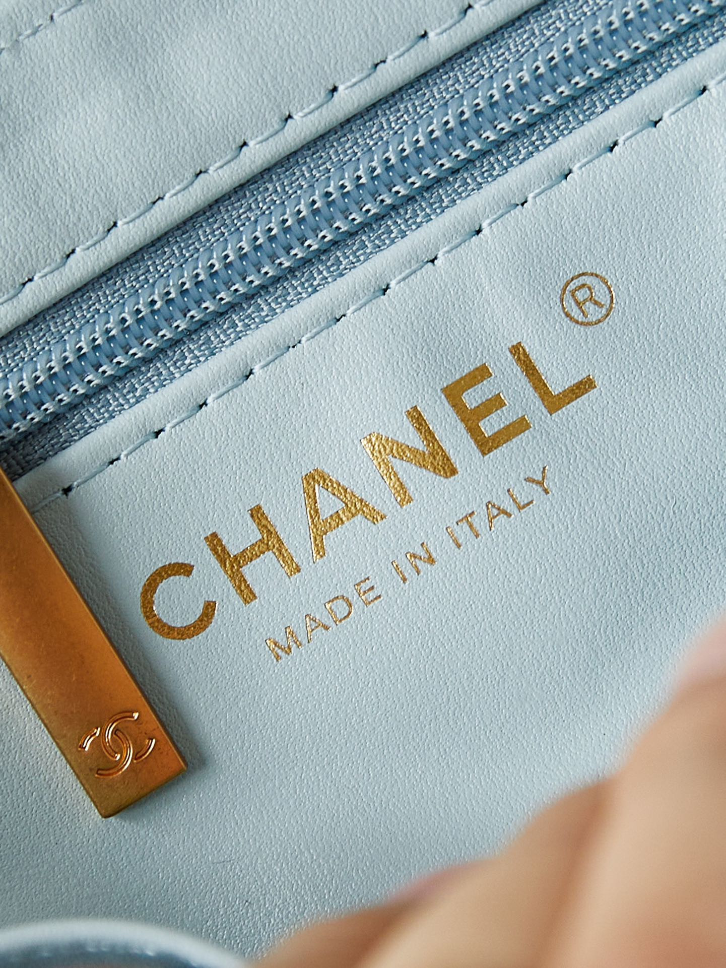 Ch*el 23k kelly 19x13x7cm