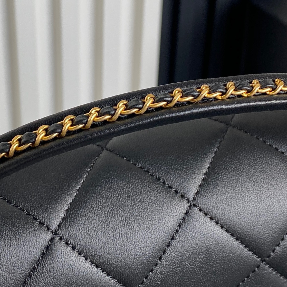 Ch*el flap handbag as5317 22x23.5x6cm