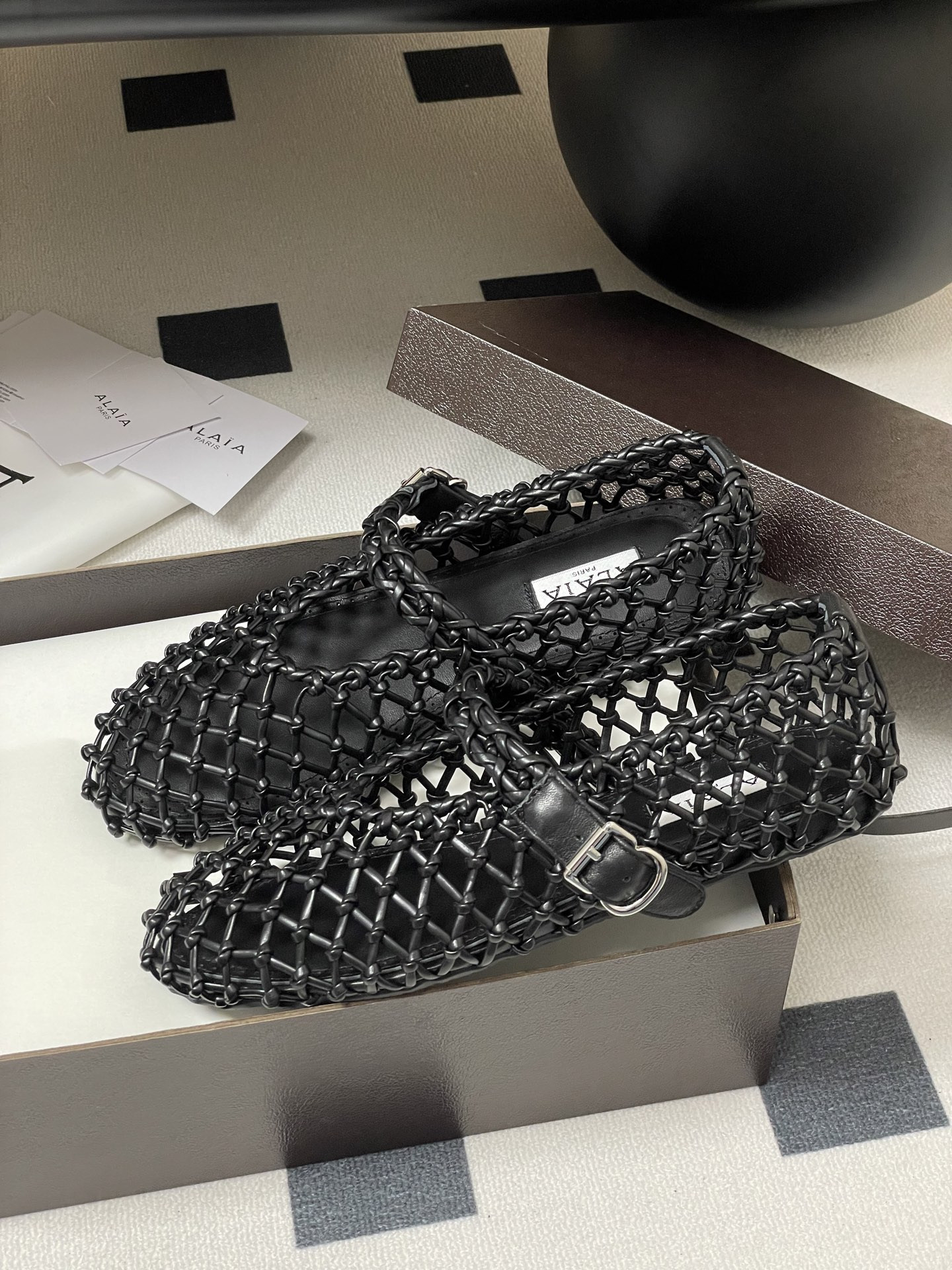 UA Alaïa BRAIDED BALLET FLATS(Customized Size 7-10 days production time)