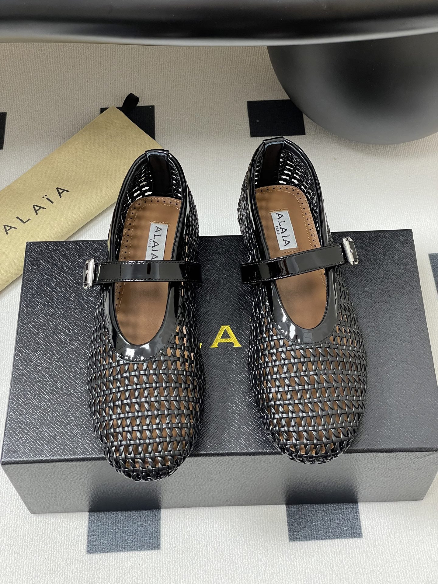 UA Alaïa BRAIDED BALLET FLATS(Customized Size 7-10 days production time)